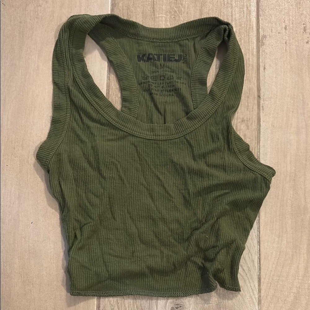 Girls’ Green Katie J tank top